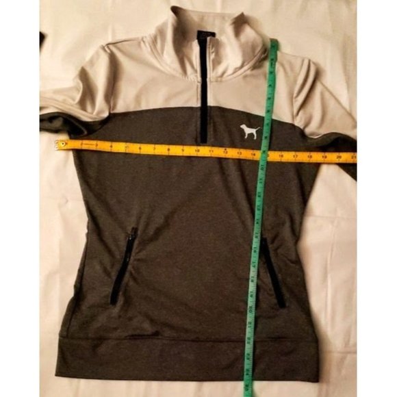 PINK Victoria Secret Ultimate Pullover half zip up jacket XS|TP - Picture 12 of 12